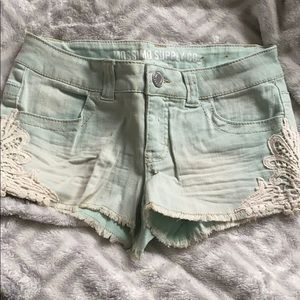 Lace Jean Short